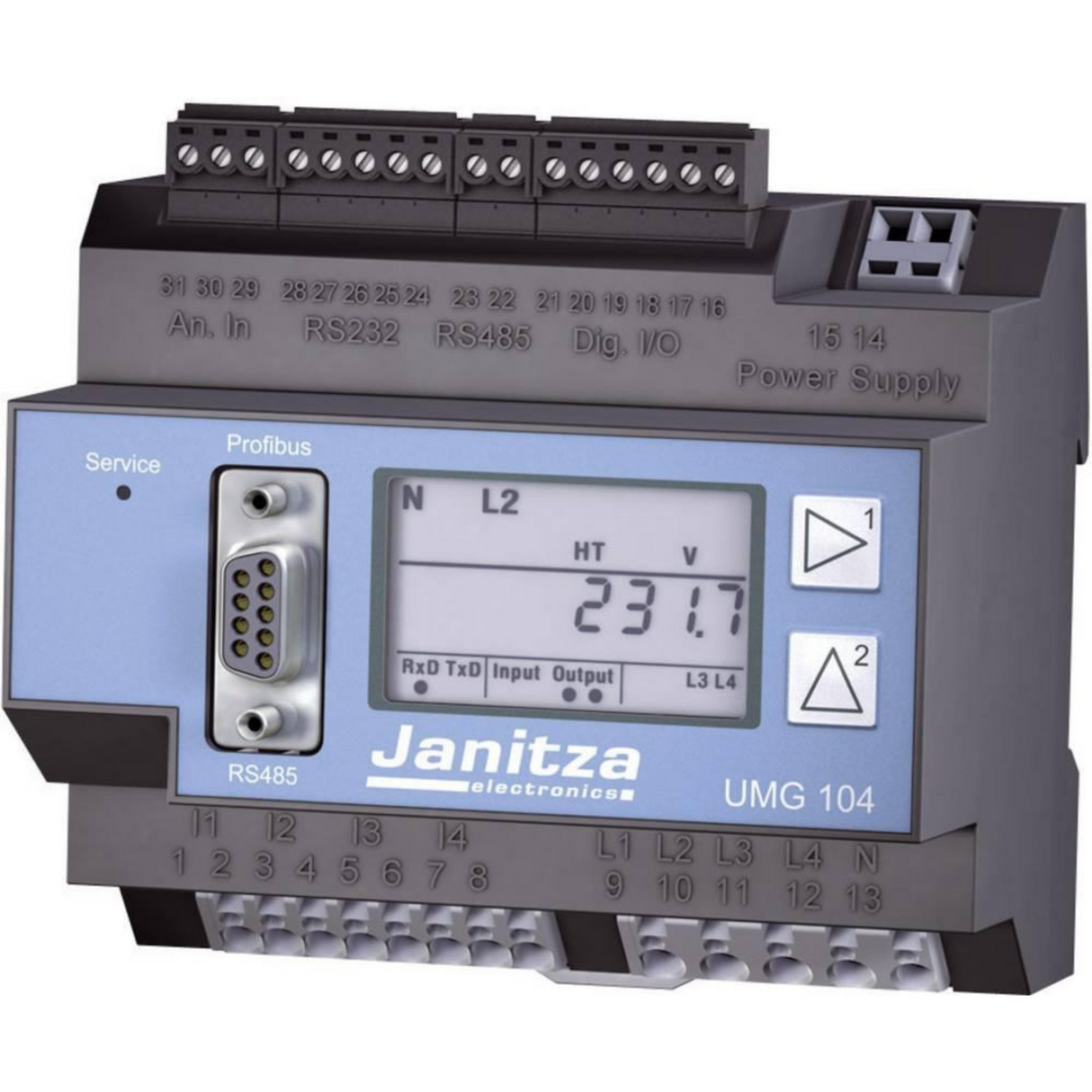 Analizor de retea Janitza UMG 104-CBM (smart meter sistem fotovoltaic)